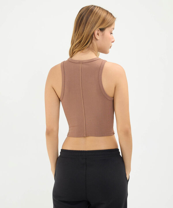 Camiseta Para Mujer Cafe