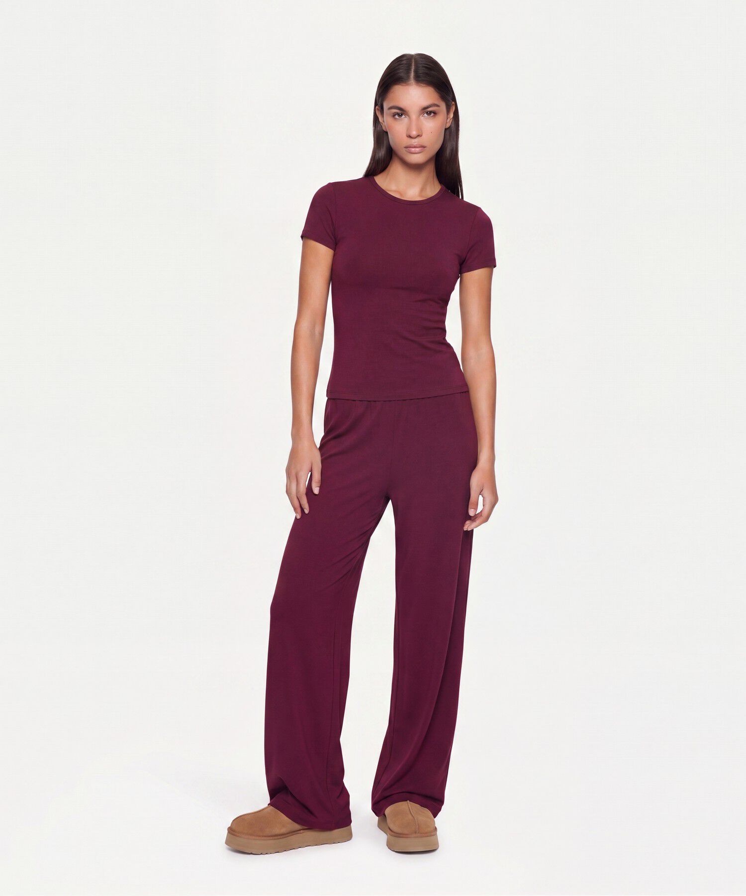 Pantalon Para Mujer Vino