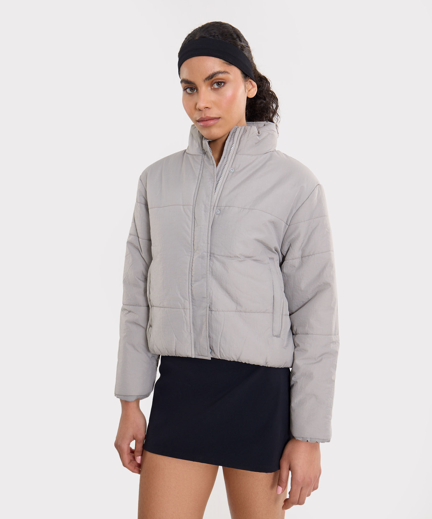 Chaqueta Para Mujer Gris
