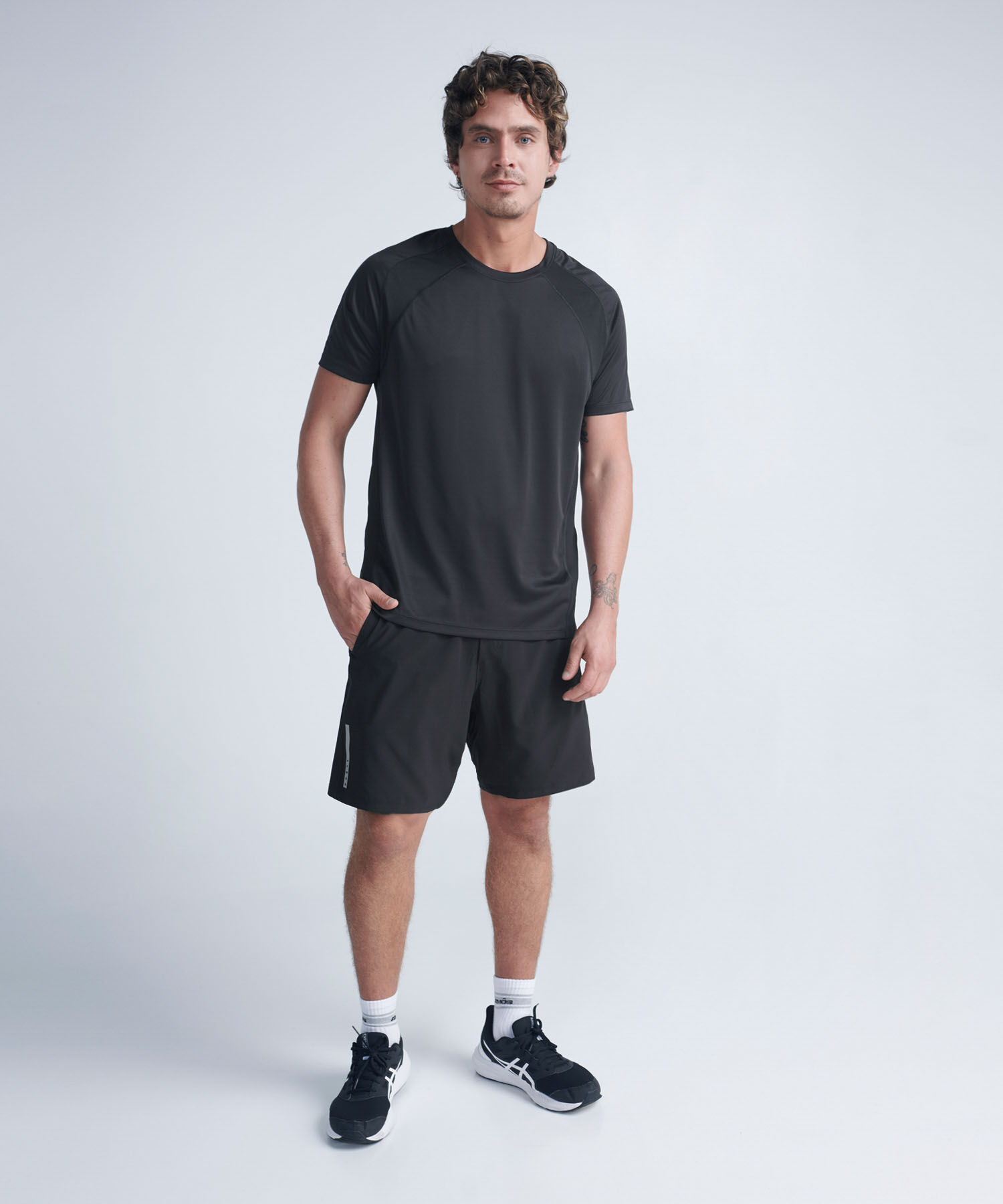 Camiseta Para Hombre Negro