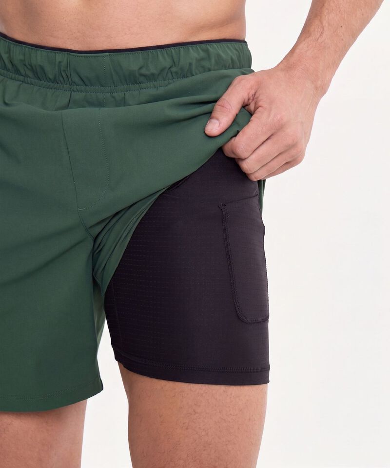 Bermuda Para Hombre Verde
