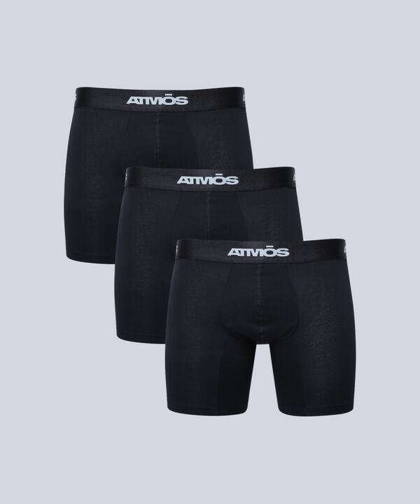 Boxer Para Hombre Negro image number null
