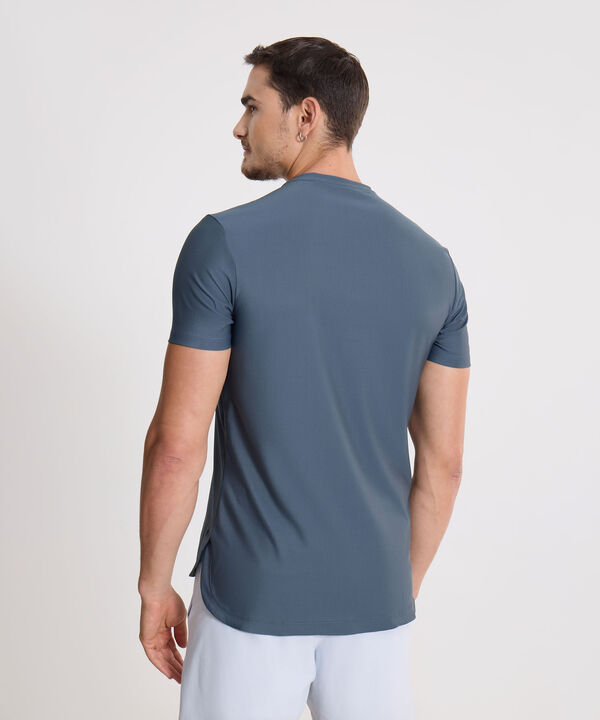 Camiseta Para Hombre GrisOscuro image number null