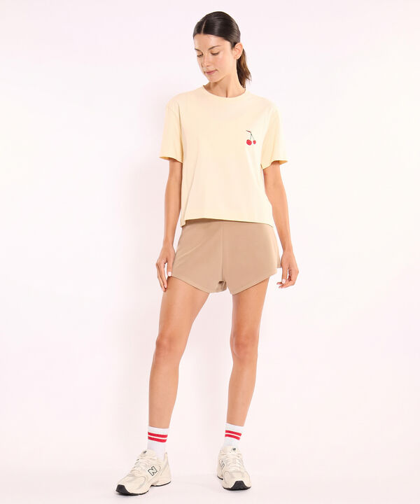 Short Amplio Plush, Mocca