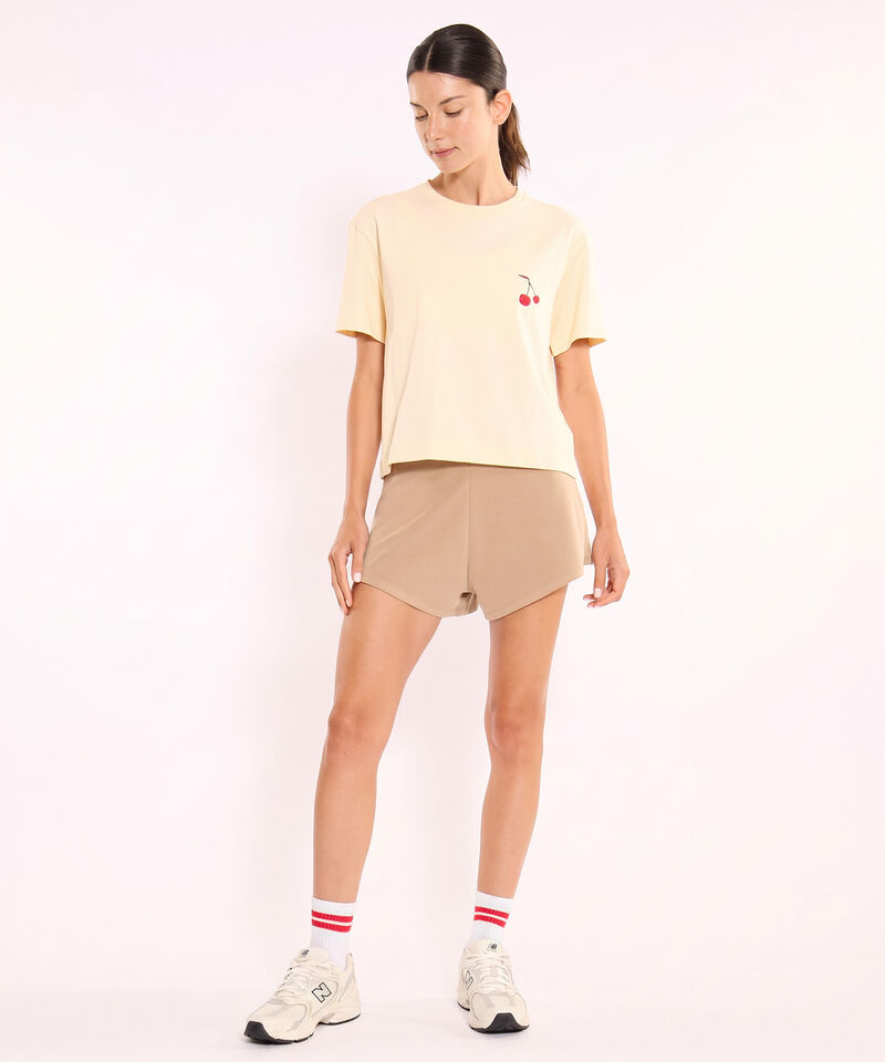 Short Amplio Plush, Mocca