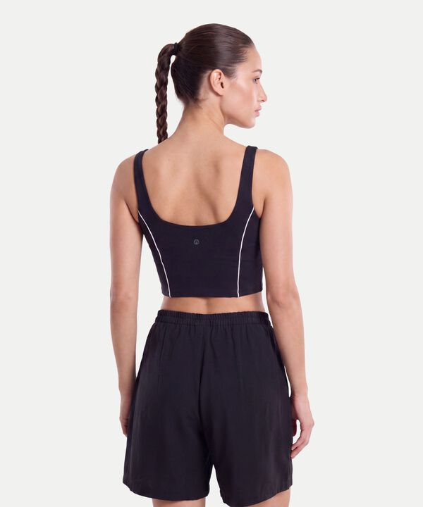 Camiseta Para Mujer Negro