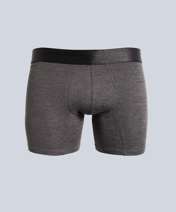 Boxer Para Hombre Gris image number null