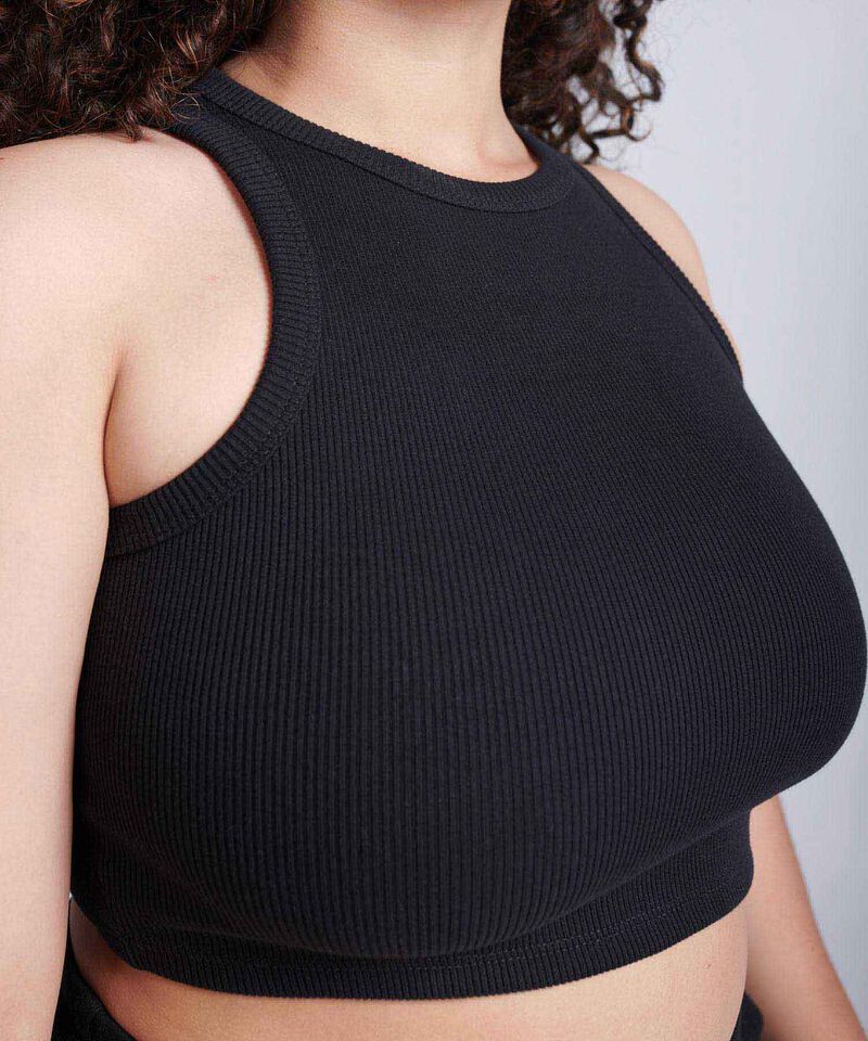 Camiseta Para Mujer Negro