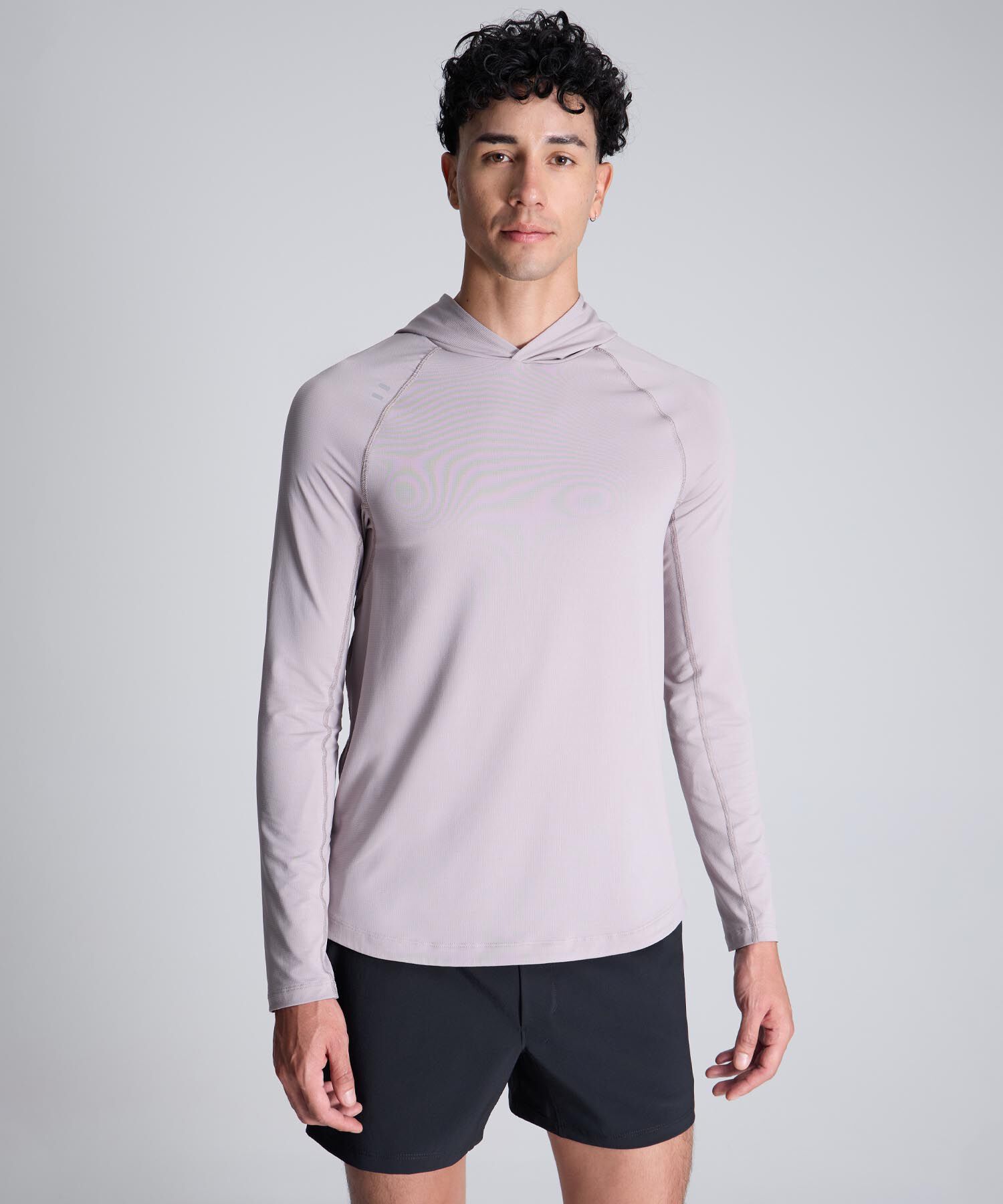 Camiseta Para Hombre LilaPastel