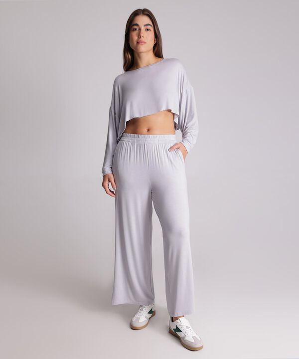 Pantalon Para Mujer Gris image number null