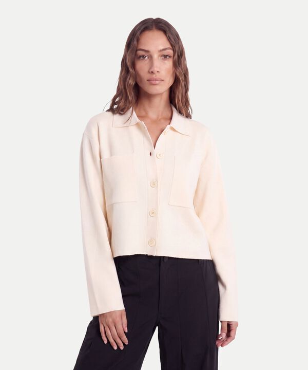 Saco Para Mujer Blanco image number null