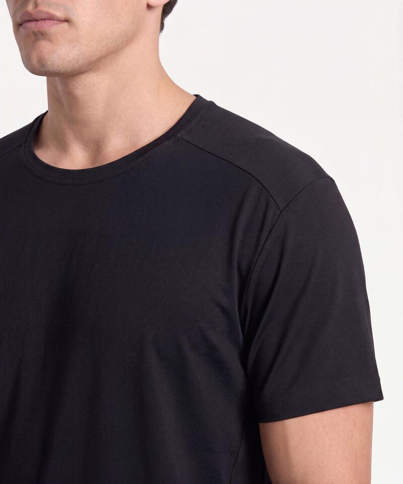 Camiseta Para Hombre Negro