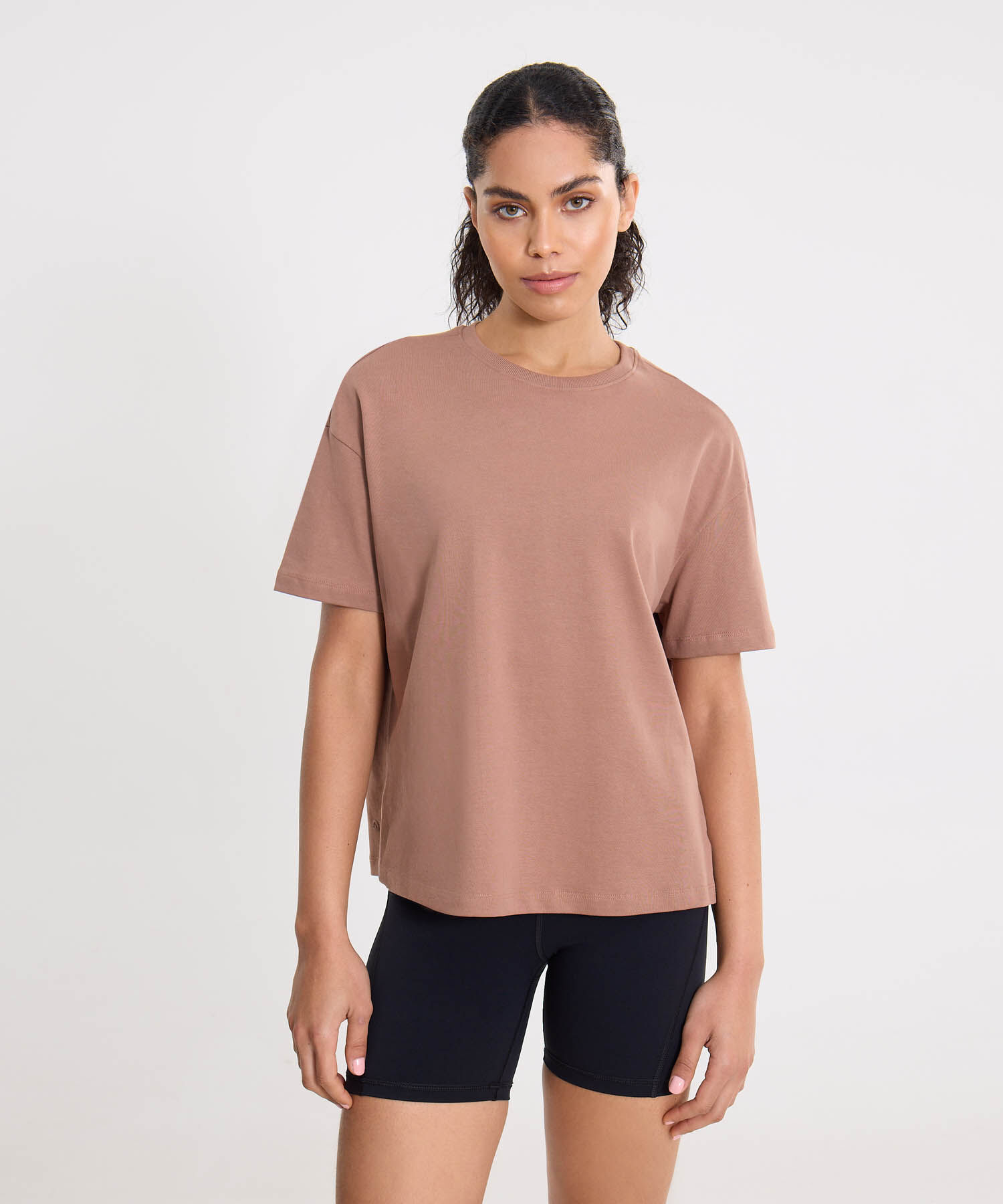 Camiseta Para Mujer Cafe