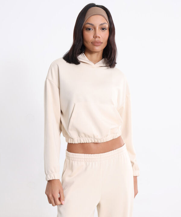 Buzo Para Mujer Crema