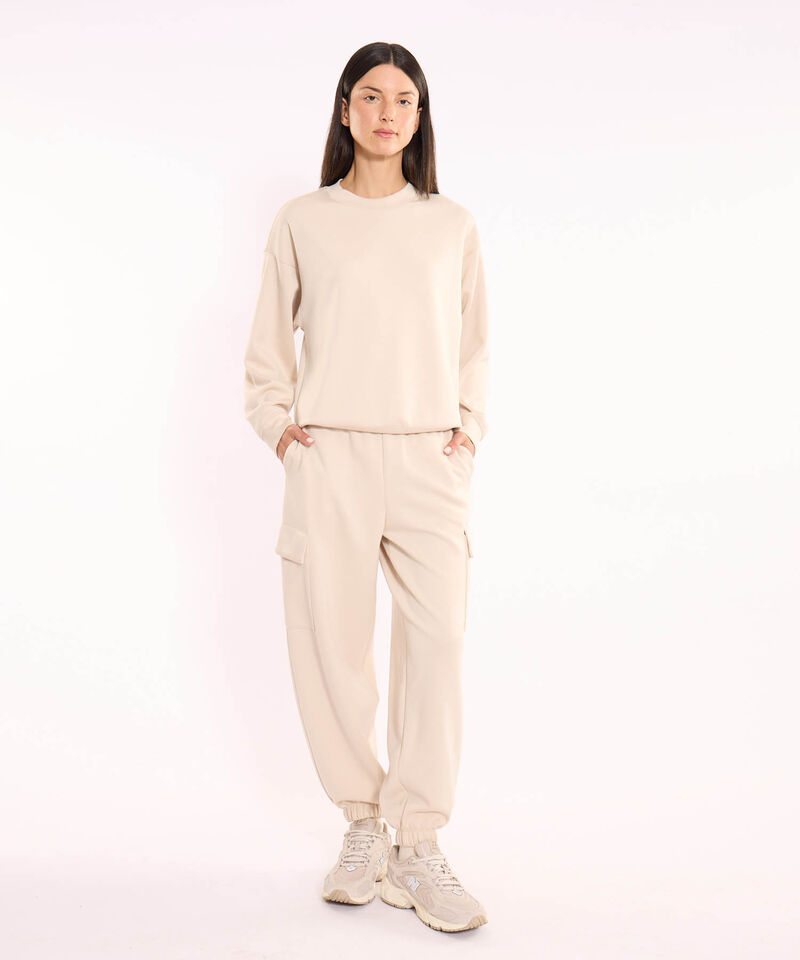 Pantalon Para Mujer Crema