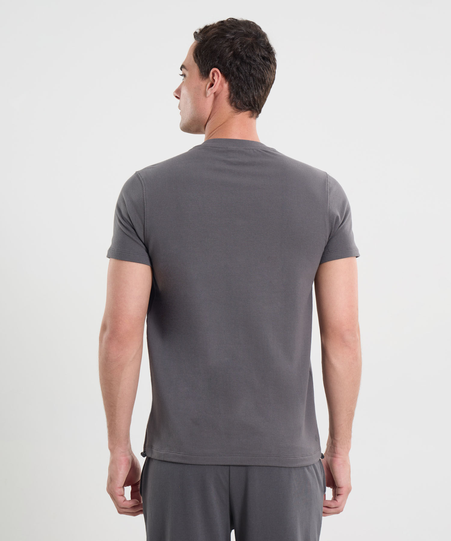 Camiseta Para Hombre GrisOscuro