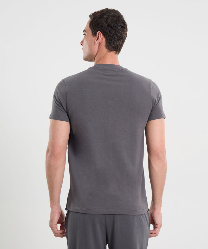 Camiseta Para Hombre GrisOscuro