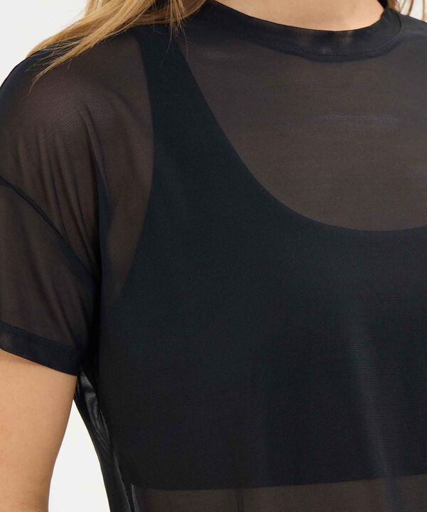 Camiseta Para Mujer Negro image number null