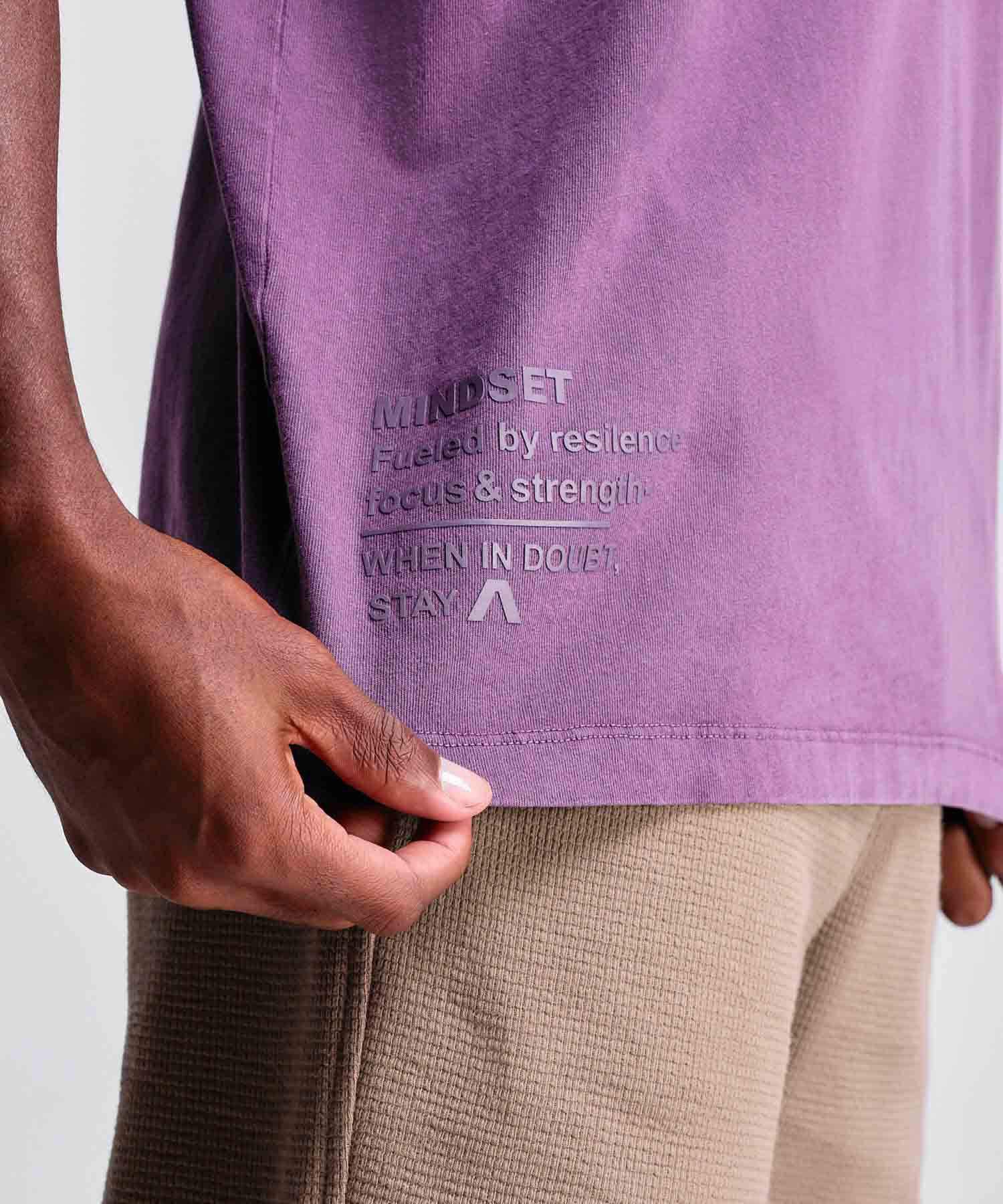 Camiseta Para Hombre Morado