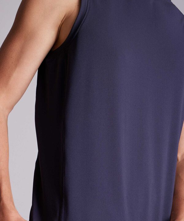 Camiseta Para Hombre AzulOscuro