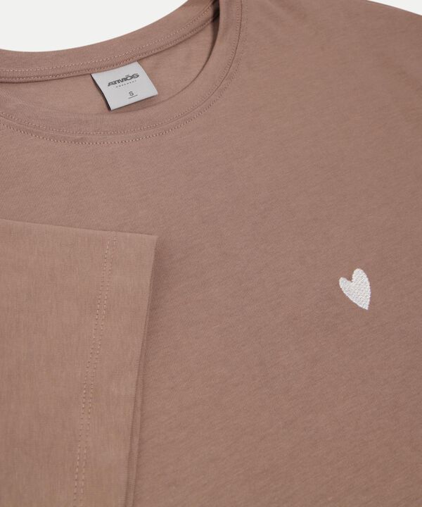 Camiseta Para Mujer Cafe image number null