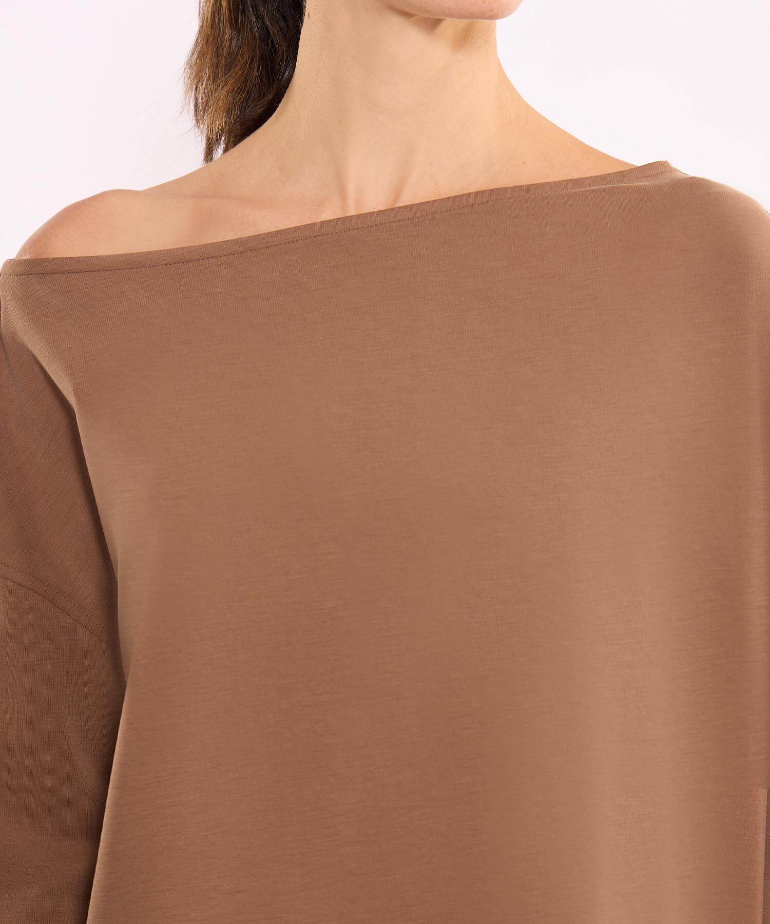 Camiseta Para Mujer Cafe