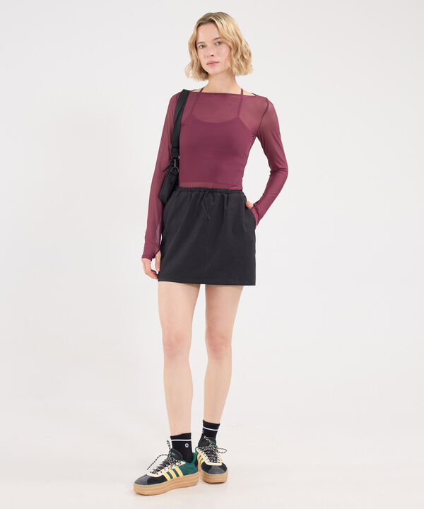 Falda Para Mujer Negro image number null