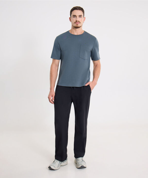 Pantalon Para Hombre Negro image number null
