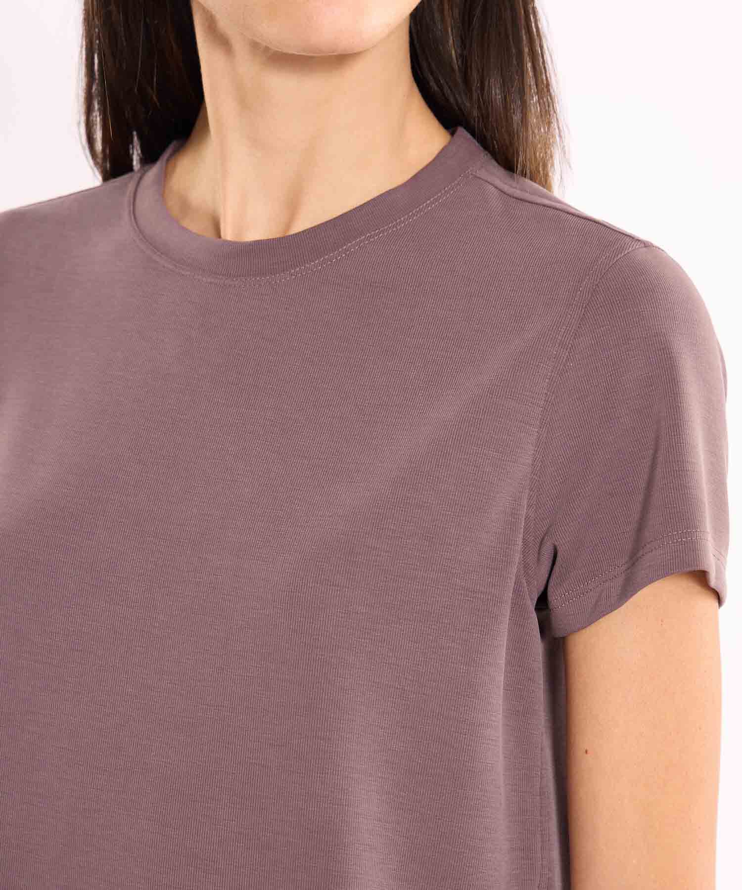 Camiseta Para Mujer Morado