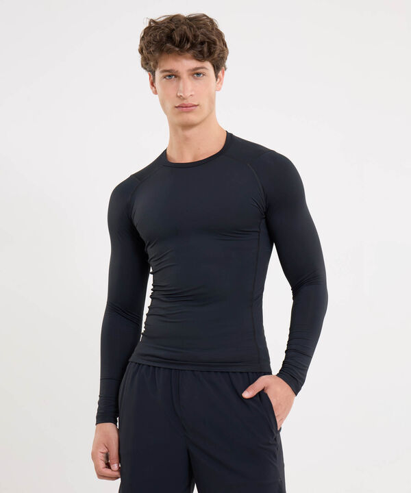 Camiseta Para Hombre Negro image number null