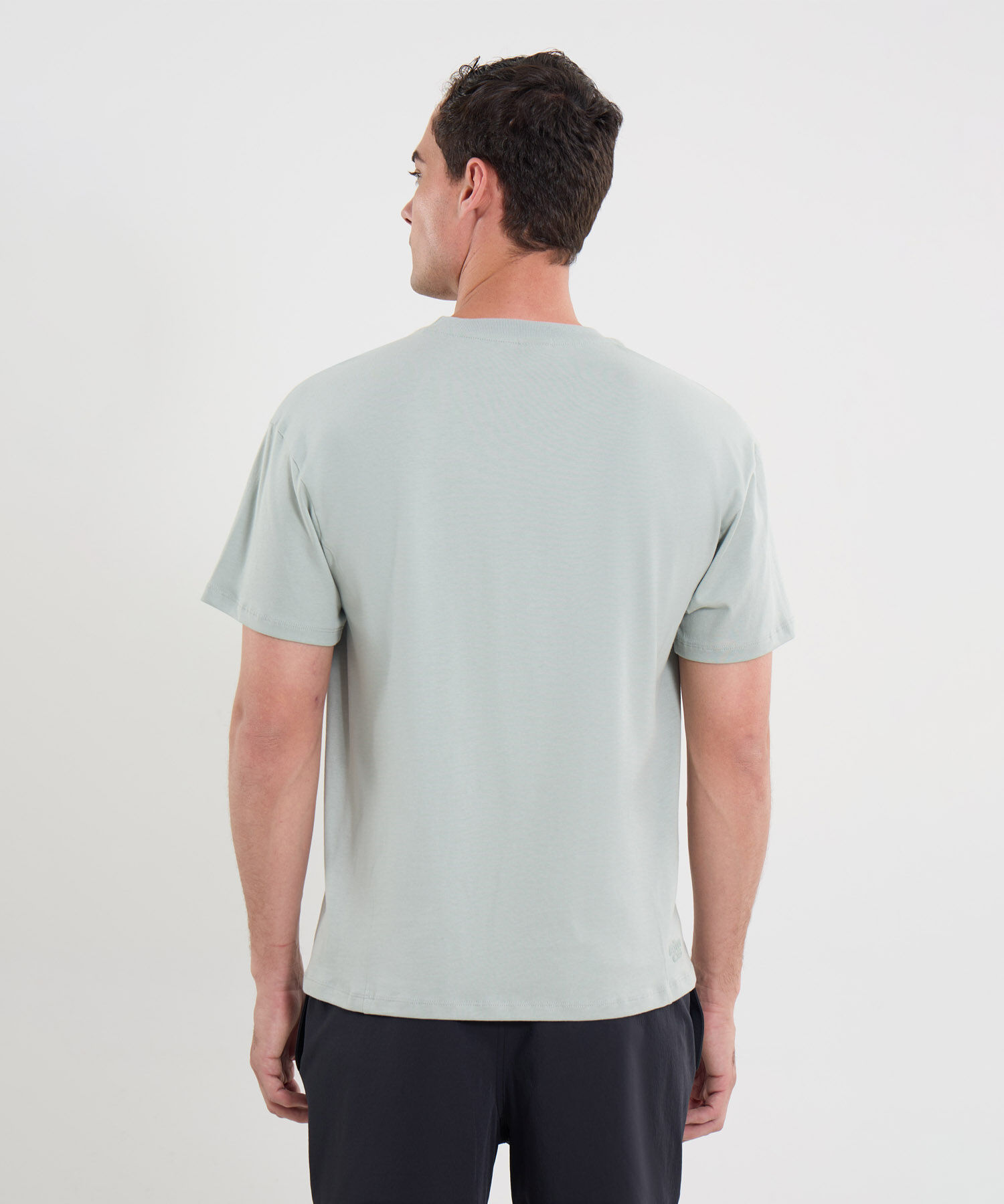 Camiseta Para Hombre GrisClaro