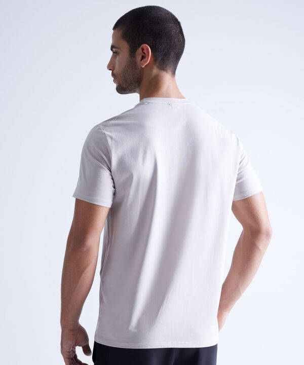 Camiseta Para Hombre Beige image number null