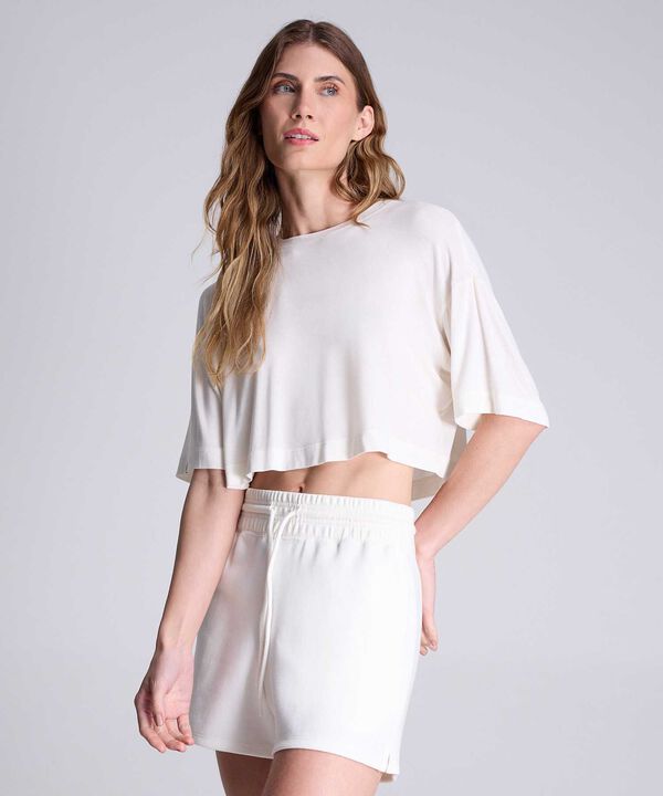 Camiseta Para Mujer Marfil image number null