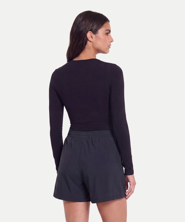Camiseta Para Mujer Negro