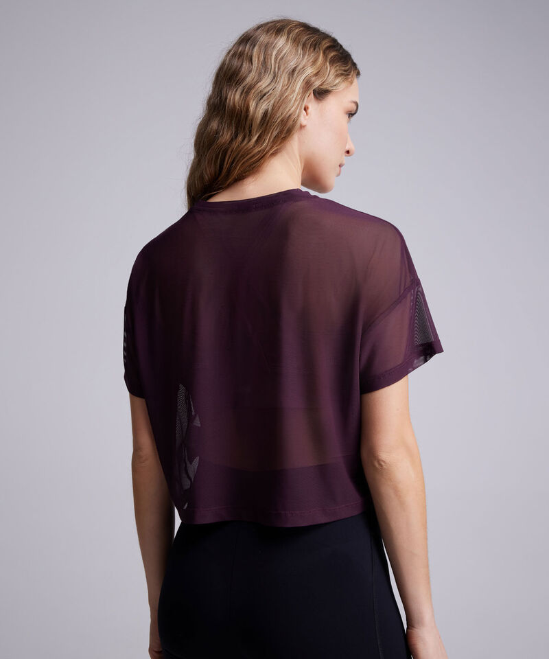 Camiseta Para Mujer Morado