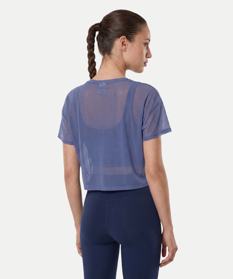 Camiseta Para Mujer Azul