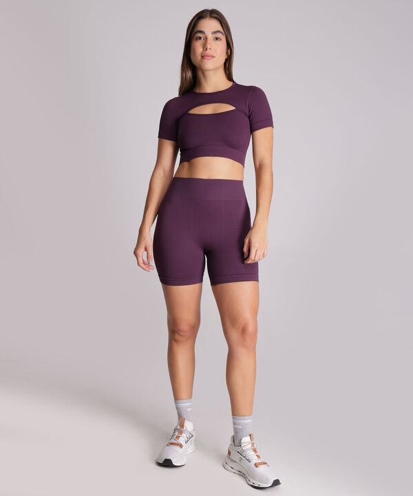 Short Para Mujer Morado image number null