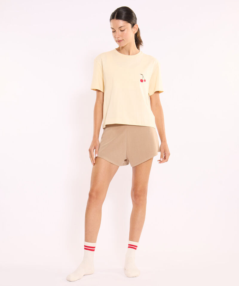 Short Amplio Plush, Mocca