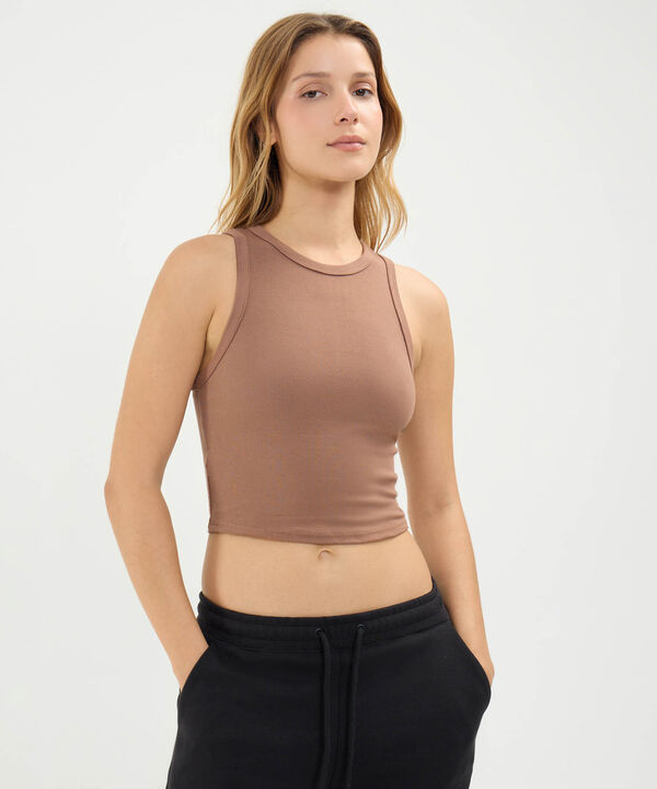 Camiseta Para Mujer Cafe image number null