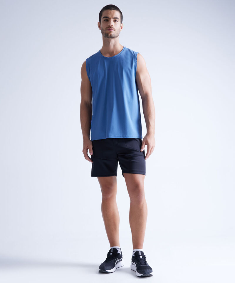 Camiseta Para Hombre AzulMedio