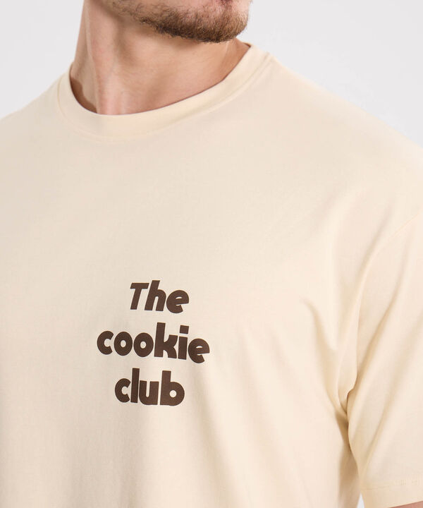 Camiseta Para Hombre Crema image number null