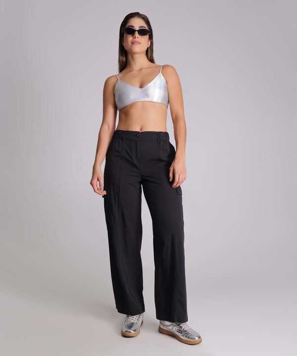 Pantalon Para Mujer Negro image number null