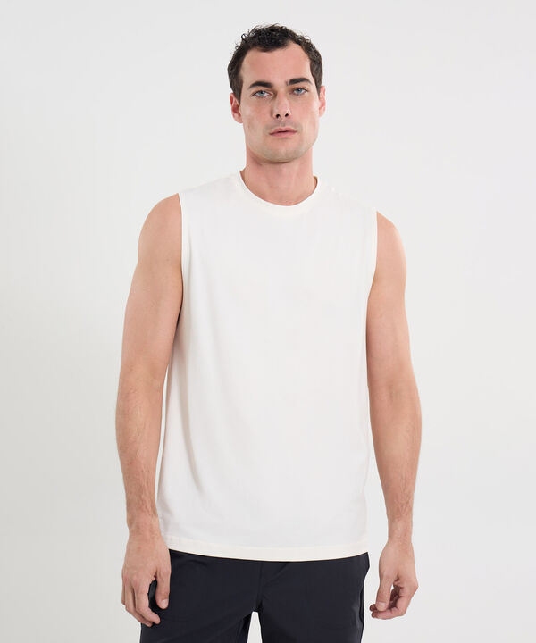 Camiseta Para Hombre Marfil image number null