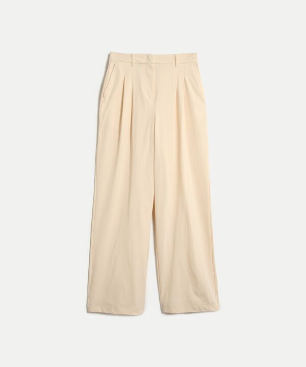 Pantalon Para Mujer Crema image number null