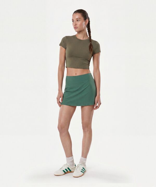 Camiseta Para Mujer VerdeOscuro