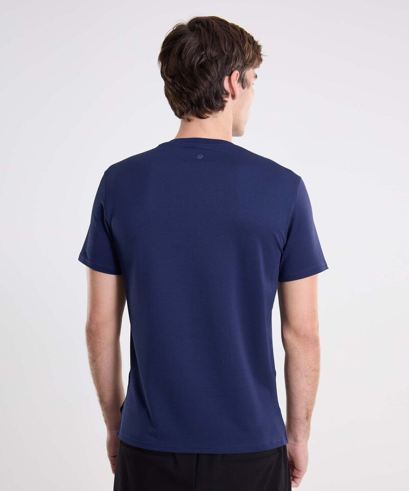 Camiseta Para Hombre AzulOscuro