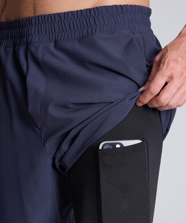 Short Para Hombre Azul image number null