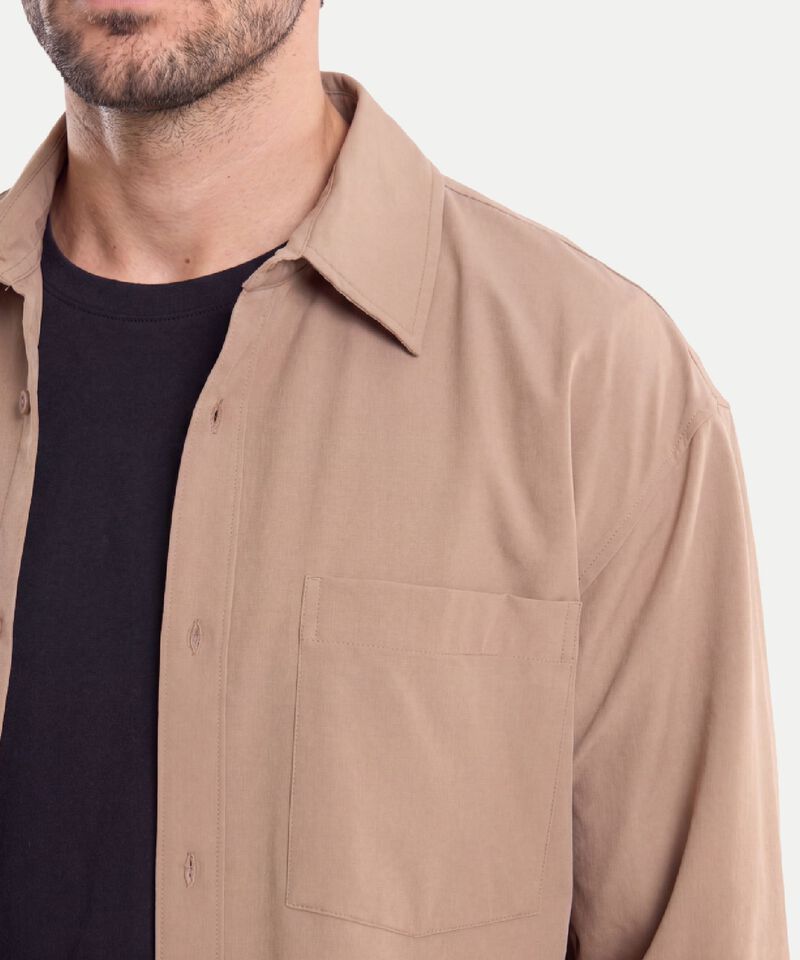 Camisa Para Hombre CafeClaro