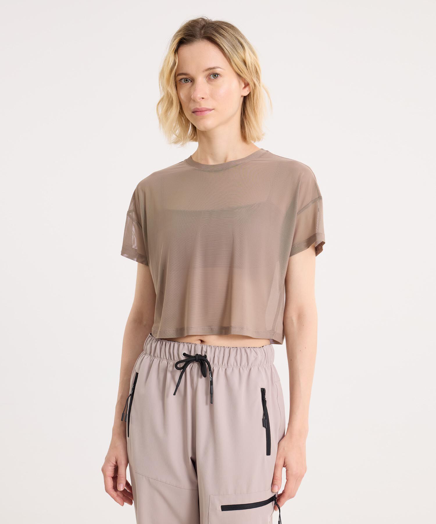 Camiseta Para Mujer Cafe