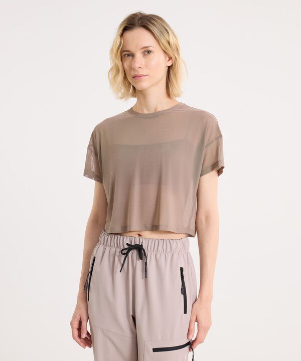 Camiseta Para Mujer Cafe image number null